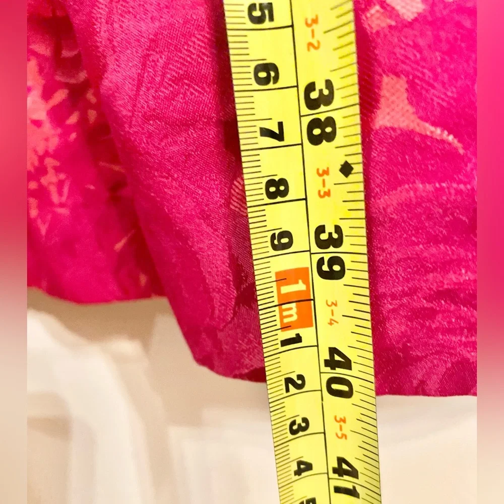 Carmen Marc Valvo Gorgeous Floral Jacquard A-Line Cocktail Dress Size 12 - EUC - Picture 13 of 13